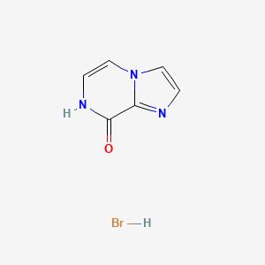 molecular formula C6H6BrN3O B2825831 Imidazo[1,2-a]pyrazin-8(7H)-one hydrobromide CAS No. 1451215-02-3