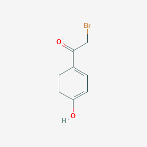 molecular formula C8H7BrO2 B028259 2-Bromo-4'-hydroxyacetophenone CAS No. 2491-38-5
