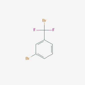 molecular formula C7H4Br2F2 B2826022 3-(Bromodifluoromethyl)bromobenzene CAS No. 1835726-73-2