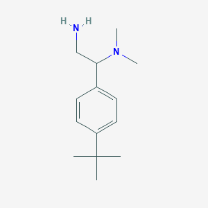 molecular formula C14H24N2 B2826067 [2-amino-1-(4-tert-butylphenyl)ethyl]dimethylamine CAS No. 927975-04-0