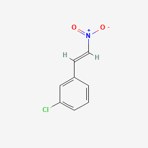 molecular formula C8H6ClNO2 B2826075 1-Chloro-3-(2-nitrovinyl)benzene CAS No. 3156-35-2; 37888-03-2