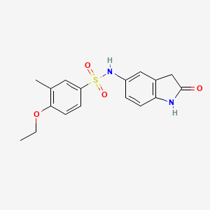 4-ethoxy-3-methyl-N-(2-oxoindolin-5-yl)benzenesulfonamide