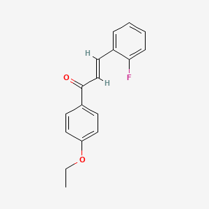 (2E)-1-(4-ethoxyphenyl)-3-(2-fluorophenyl)prop-2-en-1-one