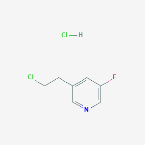3-(2-Chloroethyl)-5-fluoropyridine hydrochloride