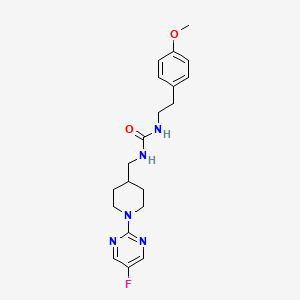 1-((1-(5-Fluoropyrimidin-2-yl)piperidin-4-yl)methyl)-3-(4-methoxyphenethyl)urea