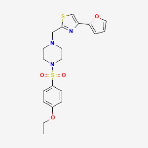 2-((4-((4-Ethoxyphenyl)sulfonyl)piperazin-1-yl)methyl)-4-(furan-2-yl)thiazole