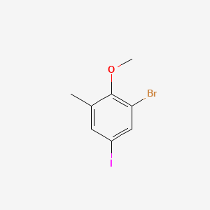 2-Bromo-4-iodo-6-methylanisole