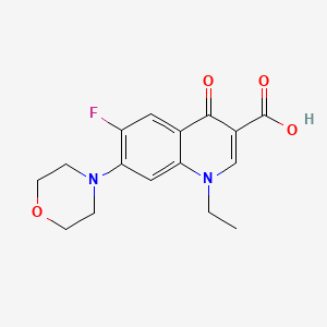 1-Ethyl-6-fluoro-7-morpholin-4-yl-4-oxo-1,4-dihydroquinoline-3-carboxylic acid