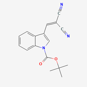 tert-butyl 3-(2,2-dicyanovinyl)-1H-indole-1-carboxylate