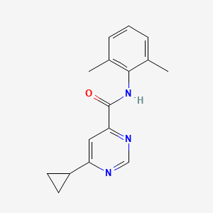 6-Cyclopropyl-N-(2,6-dimethylphenyl)pyrimidine-4-carboxamide