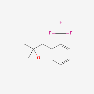 2-Methyl-2-[[2-(trifluoromethyl)phenyl]methyl]oxirane