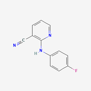 2-((4-Fluorophenyl)amino)nicotinonitrile