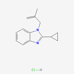 2-cyclopropyl-1-(2-methylallyl)-1H-benzo[d]imidazole hydrochloride