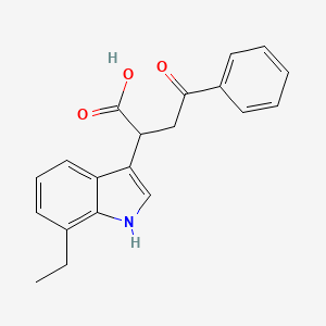 2-(7-ethyl-1H-indol-3-yl)-4-oxo-4-phenylbutanoic acid