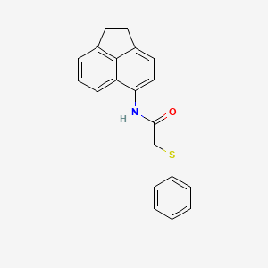 molecular formula C21H19NOS B2826456 N-(1,2-dihydroacenaphthylen-5-yl)-2-(p-tolylthio)acetamide CAS No. 898438-35-2