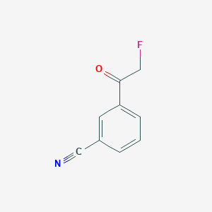 molecular formula C9H6FNO B2826519 3-(2-Fluoroacetyl)benzonitrile CAS No. 1973478-50-0