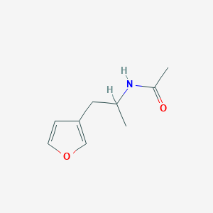 molecular formula C9H13NO2 B2826546 N-[1-(furan-3-yl)propan-2-yl]acetamide CAS No. 1787914-69-5