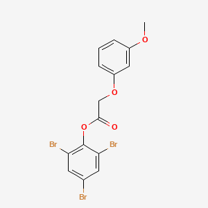 2,4,6-Tribromophenyl 2-(3-methoxyphenoxy)acetate