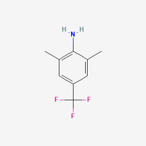 molecular formula C9H10F3N B2826570 2,6-Dimethyl-4-(trifluoromethyl)aniline CAS No. 144991-53-7