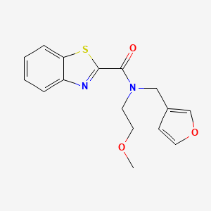 N-(furan-3-ylmethyl)-N-(2-methoxyethyl)benzo[d]thiazole-2-carboxamide