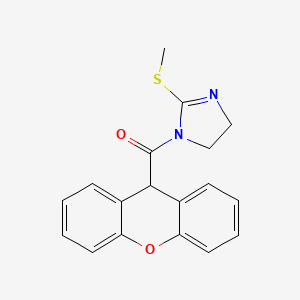 (2-methylsulfanyl-4,5-dihydroimidazol-1-yl)-(9H-xanthen-9-yl)methanone