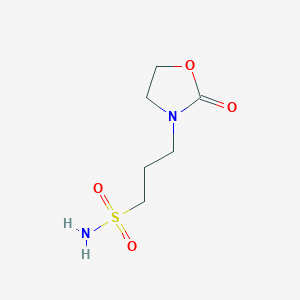3-(2-Oxo-1,3-oxazolidin-3-yl)propane-1-sulfonamide