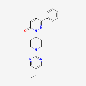 2-[1-(5-Ethylpyrimidin-2-yl)piperidin-4-yl]-6-phenylpyridazin-3-one