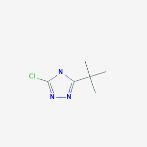 3-tert-butyl-5-chloro-4-methyl-4H-1,2,4-triazole