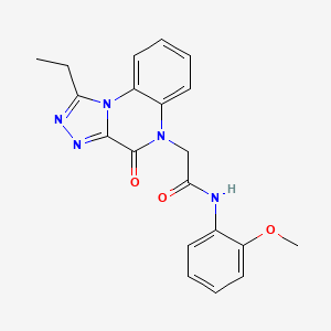 2-(1-ethyl-4-oxo-[1,2,4]triazolo[4,3-a]quinoxalin-5(4H)-yl)-N-(2-methoxyphenyl)acetamide