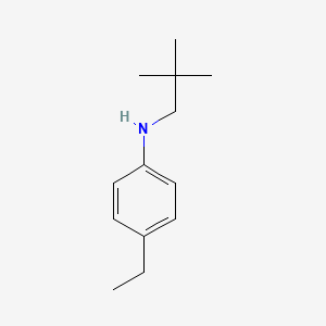 molecular formula C13H21N B2826743 N-(2,2-dimethylpropyl)-4-ethylaniline CAS No. 1226190-88-0