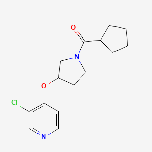 (3-((3-Chloropyridin-4-yl)oxy)pyrrolidin-1-yl)(cyclopentyl)methanone