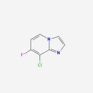 8-Chloro-7-iodoimidazo[1,2-A]pyridine