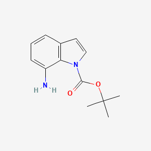 molecular formula C13H16N2O2 B2826836 tert-Butyl 7-amino-1H-indole-1-carboxylate CAS No. 1934432-59-3