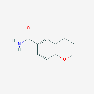 molecular formula C10H11NO2 B2826842 Chroman-6-carboxamide CAS No. 1151512-18-3