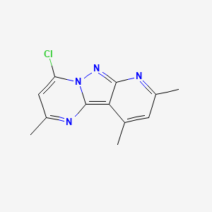 4-Chloro-2,8,10-trimethylpyrido[2',3':3,4]pyrazolo[1,5-a]pyrimidine