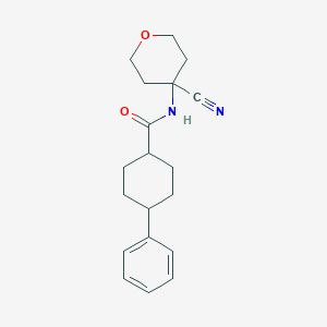 N-(4-Cyanooxan-4-yl)-4-phenylcyclohexane-1-carboxamide