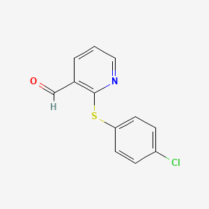 2-[(4-Chlorophenyl)Sulfanyl]Nicotinaldehyde