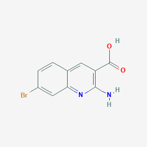 2-Amino-7-bromoquinoline-3-carboxylic acid