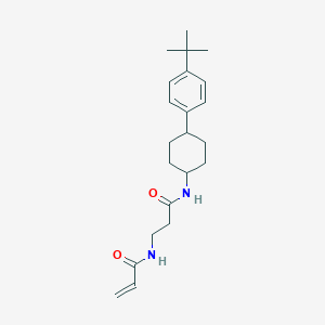 N-[4-(4-Tert-butylphenyl)cyclohexyl]-3-(prop-2-enoylamino)propanamide