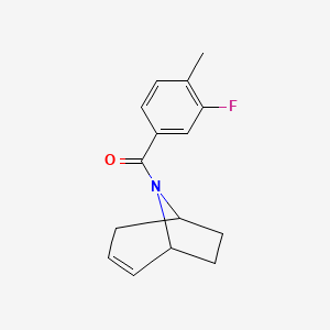 (1R,5S)-8-azabicyclo[3.2.1]oct-2-en-8-yl(3-fluoro-4-methylphenyl)methanone