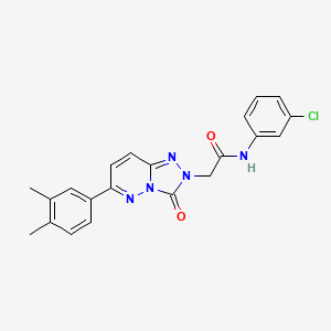 N-(3-chlorophenyl)-2-(6-(3,4-dimethylphenyl)-3-oxo-[1,2,4]triazolo[4,3-b]pyridazin-2(3H)-yl)acetamide