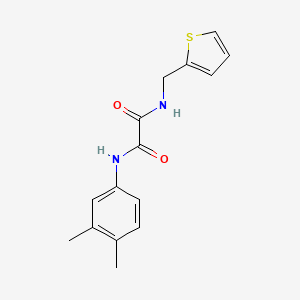 N'-(3,4-dimethylphenyl)-N-(thiophen-2-ylmethyl)oxamide