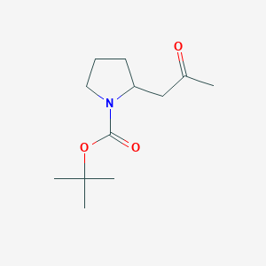 Tert-butyl 2-(2-oxopropyl)pyrrolidine-1-carboxylate