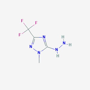 5-Hydrazino-1-methyl-3-(trifluoromethyl)-1H-1,2,4-triazole