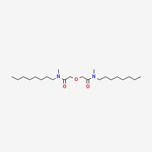 molecular formula C22H44N2O3 B2827009 N-methyl-2-[2-[methyl(octyl)amino]-2-oxoethoxy]-N-octylacetamide CAS No. 218783-27-8