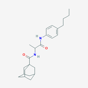 2-(adamantanylcarbonylamino)-N-(4-butylphenyl)propanamide