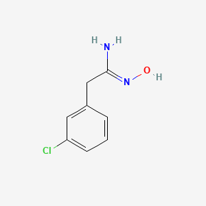 2-(3-chlorophenyl)-N'-hydroxyethanimidamide