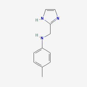 N-(1H-imidazol-2-ylmethyl)-4-methylaniline