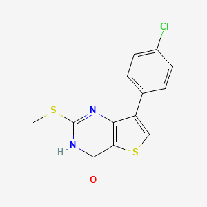 7-(4-chlorophenyl)-2-(methylthio)thieno[3,2-d]pyrimidin-4(3H)-one
