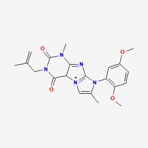 8-(2,5-dimethoxyphenyl)-1,7-dimethyl-3-(2-methylprop-2-en-1-yl)-1H,2H,3H,4H,8H-imidazo[1,2-g]purine-2,4-dione